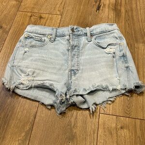 Cheeky jean shorts